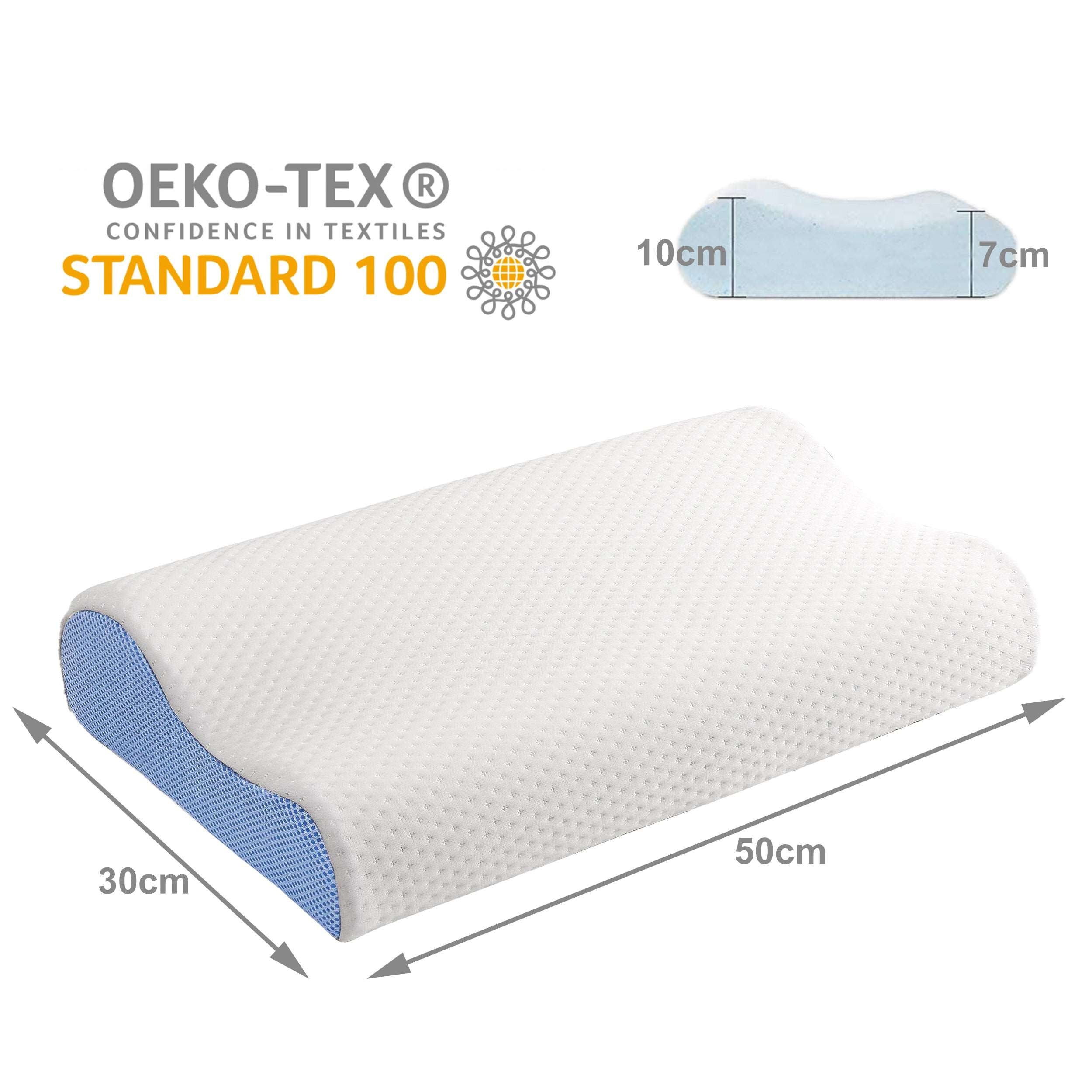 Memory Foam Contour Pillow – Livingful Store