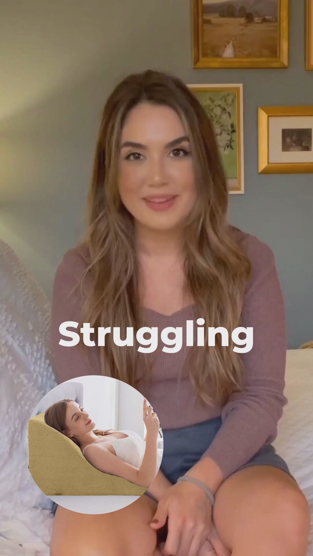 Premium Wedge Reading Pillow