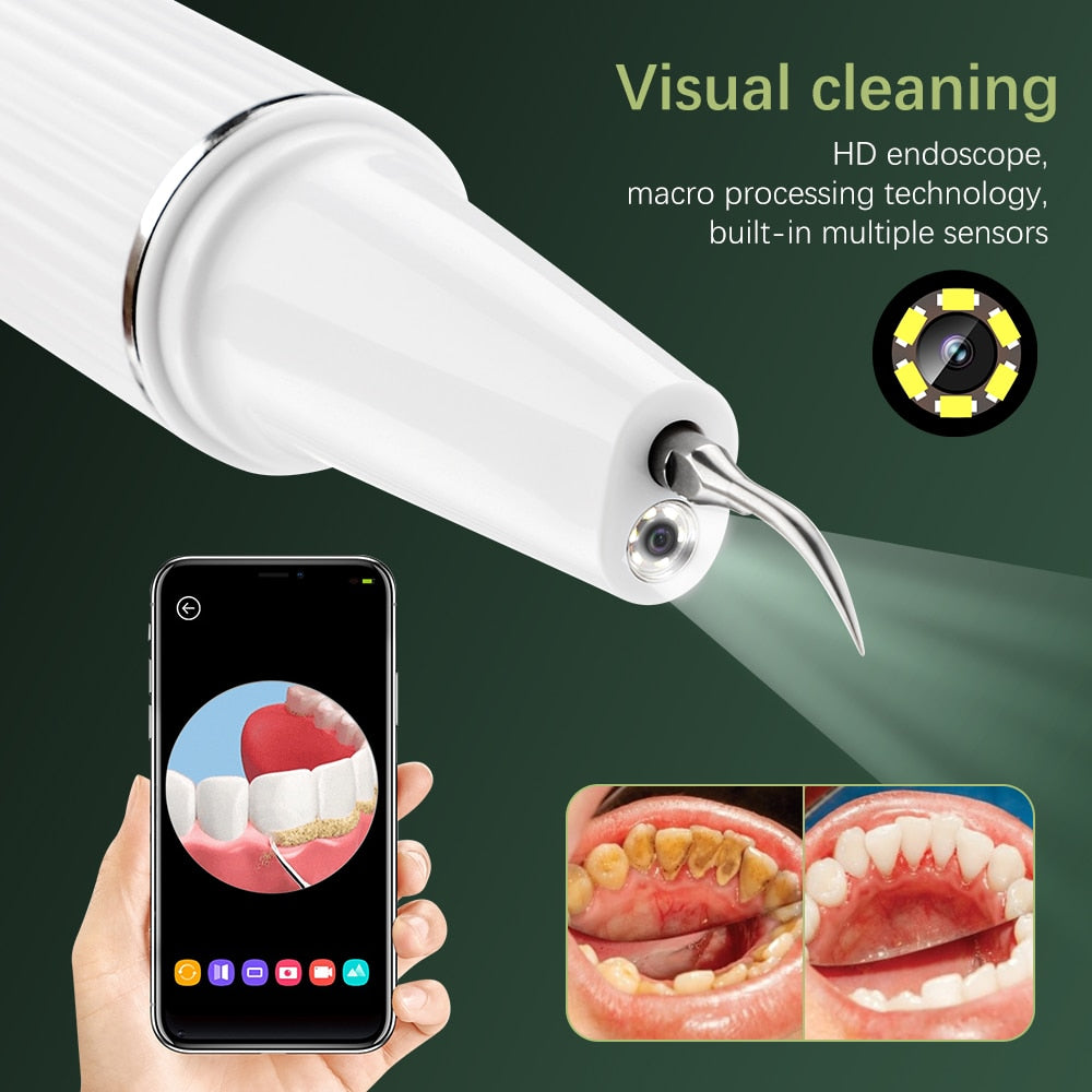 tooth cleaner with camera